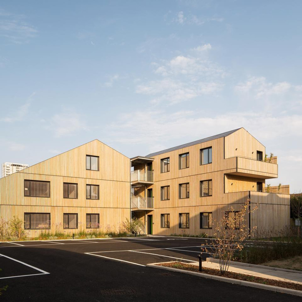 Very happy to see our cross laminated timber housing project with @edwardwilliamsarchitects shortlisted for an @architectsjournal Architecture Award (Housing) 2023.  Cross laminated timber was designed in collaboration with @canduccigroup and was used for almost all structural elements, including balconies and left exposed in various areas internally. We are rather fond of it! 😊
#timberconstruction #timberstructure #sustainableconstruction #crosslaminatedtimber #glulam #housing #infillhousing #newham 
📷 @agnesesanvito