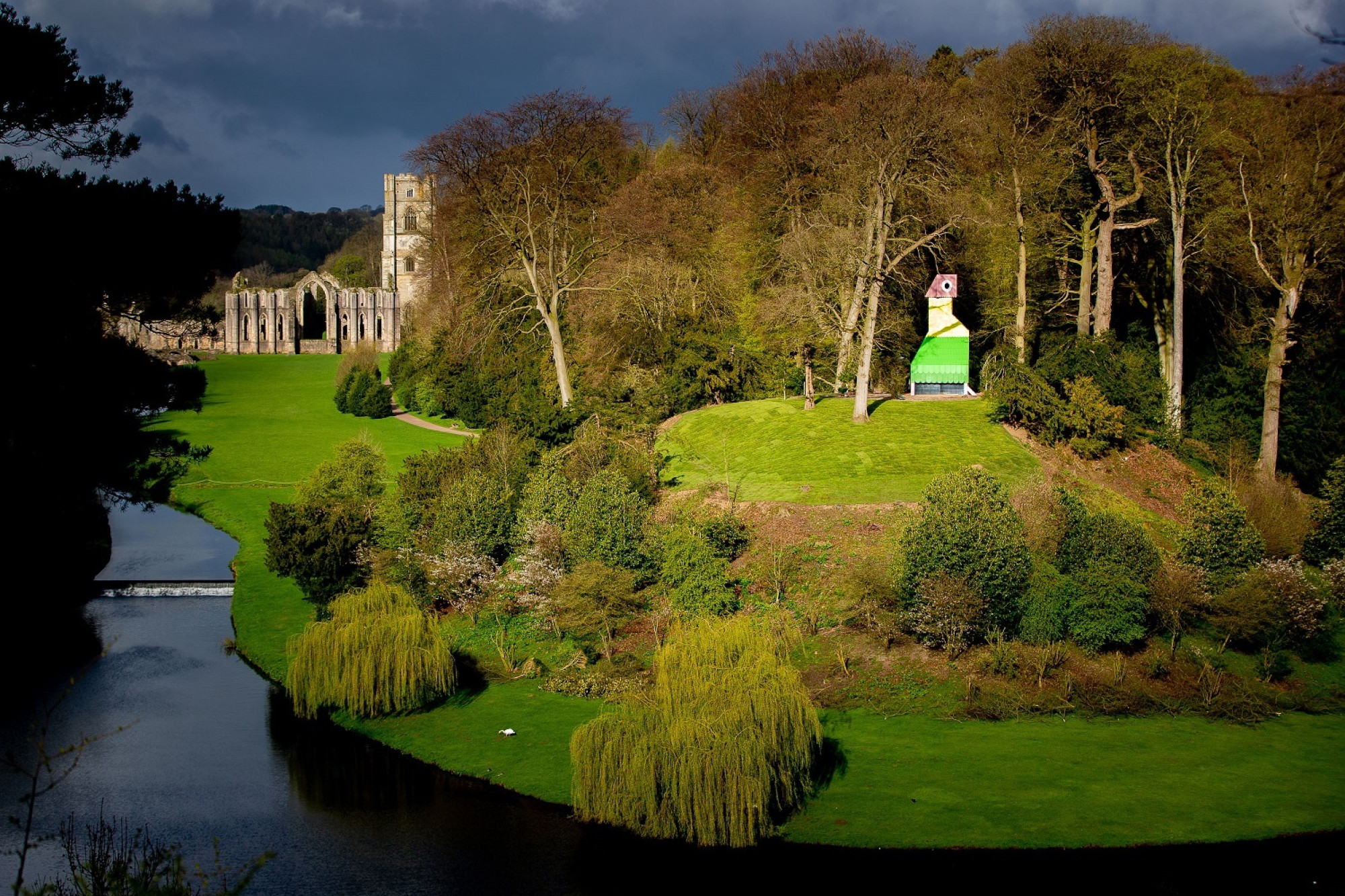 folly new outdoor sculptures in the grounds of Fountains Abbey and Studley Royal 1
