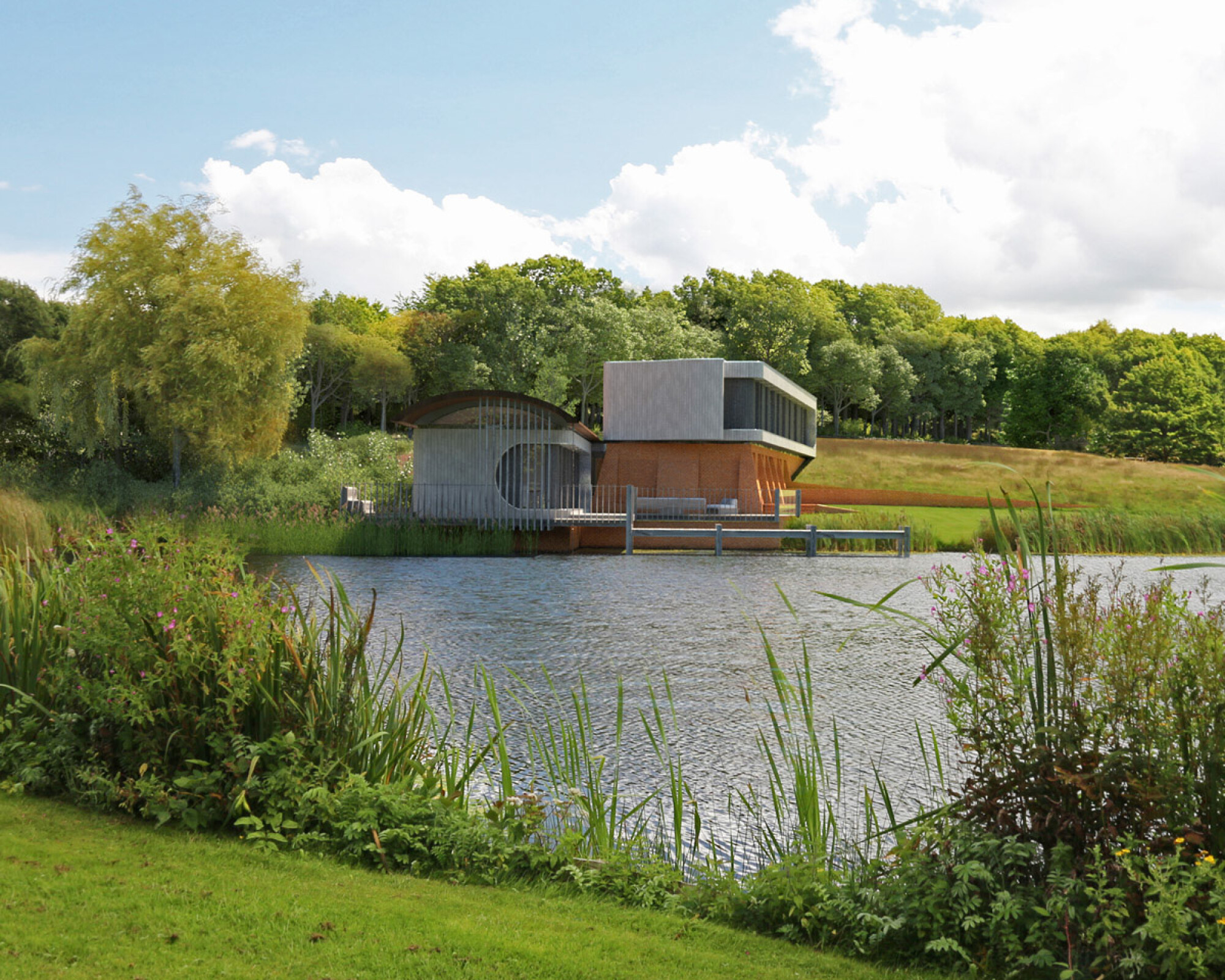 lake house hawkes architecture para 55 paragraph 55 nppf paragraph 55 passivhaus new build across the lake
